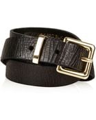 Topshop Cracked Clean Western Belt - Lyst