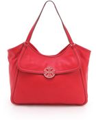 Tory Burch Amanda Slouchy Tote - Black - Lyst