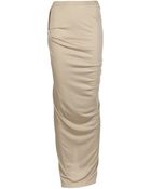 Rick Owens Lilies Jersey Maxi Skirt - Lyst