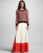 Skaist Taylor Colorblock Full Maxi Skirt - Lyst