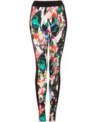 Topshop Paint Art Paneled Leggings - Lyst