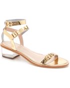 Loeffler Randall Heddie Lucite Heel Sandal - Lyst