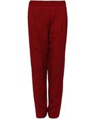 3.1 Phillip Lim Crepe De Chine Drape Pocket Pants - Lyst