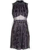 Christopher Kane Velvet Sheer Dress - Lyst
