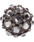 Lanvin Crown Crystal Ring - Lyst