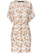 Zara Printed Dress - Lyst