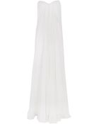 Alexander McQueen Draped Bustier Gown - Lyst