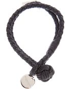 Bottega Veneta Intrecciato Leather Bracelet - Lyst