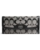 Coach Legacy Soft Wallet in Signature Fabric - Lyst