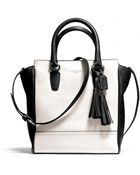 Coach Legacy Mini Tanner Crossbody in Two Tone Leather - Lyst