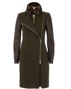 Etro Mink Collar Coat - Lyst