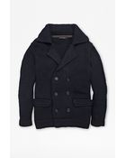 French Connection Navigate Knitted Coat - Lyst