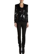 Saint Laurent Sequin Smoking Jacket - Lyst