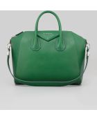 Givenchy Antigona Medium Sugar Goatskin Satchel Bag Emerald - Lyst