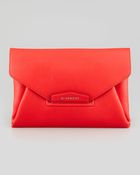 Givenchy Antigona Sugar Envelope Clutch Bag Red - Lyst