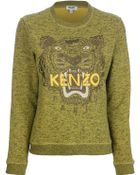Kenzo Embroidered Tiger Sweater - Lyst