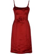Milly Kneelength Dress - Lyst