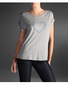 Emporio Armani T-shirt in Modal and Cotton with Print - Lyst