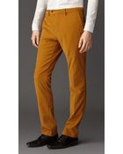 Burberry Modern Fit Corduroy Trousers - Lyst