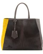Fendi 2Jours Large Haircalf Tote - Lyst