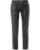 Isabel Marant Kerry Biker Leather Trousers - Lyst