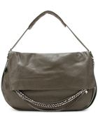 Jimmy Choo Large Biker Leather Shoulder Bag - Lyst