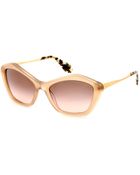 Miu Miu Hexagonal Sunglasses - Lyst