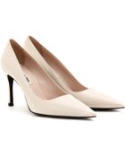 Miu Miu Patent Leather Pumps - Lyst