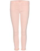 Mother The Looker Cropped Skinny Jeans - Lyst