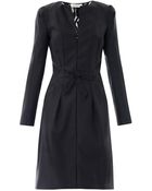 Nina Ricci Lace Back Tuxedo Dress - Lyst