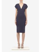 Roland Mouret Afyon Stretch Woolblend Dress - Lyst