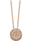 Astley Clarke Rose Gold Grey Diamond Pillow Pendant Necklace - Lyst