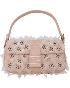 Fendi Floral Petal Baguette Shoulder Bag - Lyst