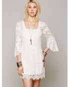 Free People Swinging 60'S Dress - Lyst