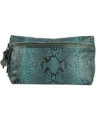 Lanvin Python Amalia Wrist Clutch - Lyst