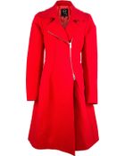 McQ by Alexander McQueen Asymmetric Zip Coat - Lyst