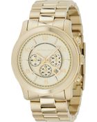 Michael Kors Mk8077 Runway Gold-Plated Watch - Lyst
