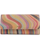 Paul Smith Swirl Leather Wallet - Lyst