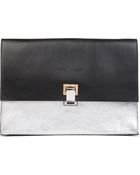 Proenza Schouler Lunch Large Leather Clutch - Lyst