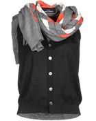 Comme Des Garçons Cardigan - Lyst