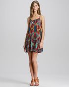 Alice + Olivia Alice Olivia Rhi Diamondprint Dress - Lyst