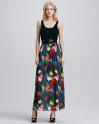 Alice + Olivia Alice Olivia Kell Belted Maxi Dress - Lyst
