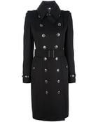 Burberry Duncannon Buttoned Coat - Lyst