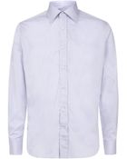 Canali Cotton Poplin Shirt - Lyst