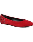 McQ by Alexander McQueen Biker Studded Suede Pumps - Lyst