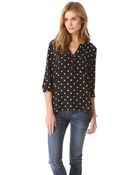 Joie Nepal B Print Blouse - Lyst
