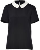 Marc By Marc Jacobs Silk Alex Top in Black Multi - Lyst