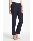 Tory Burch Christy Wool Blend Ankle Pants - Lyst