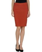 Armani Knee Length Skirt - Lyst