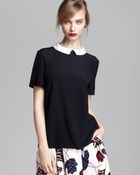 Marc By Marc Jacobs Top Alex Silk Crepe De Chine - Lyst